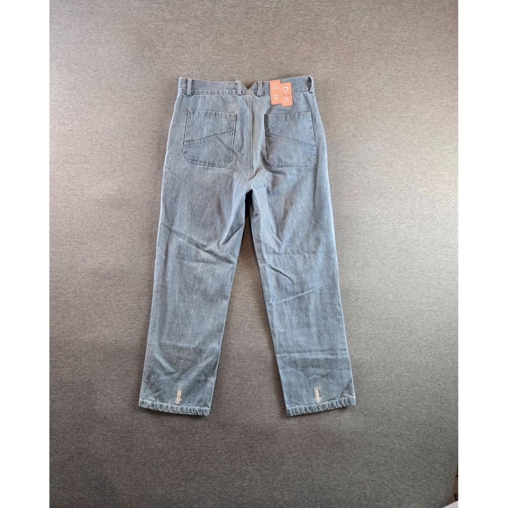 Ader‎ Error Jeans Womens L (31x27) Blue Embroidered Arrow Collection 2019 S/S